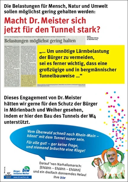 Meister für den Tunnel